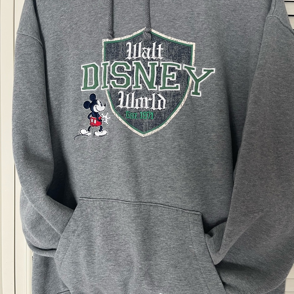 Walt Disney World Embroidered Hoodie Mickey Mouse